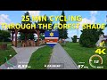 25-Min Spring Ride Through Slavonia/Croatia🚴 |  4K Virtual Workout with Telemetry (metric)