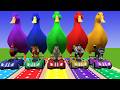 Long Slide Game With Cow Elephant Gorilla Hippopotamus Tiger 3d Animal Game Funny 3d Animals