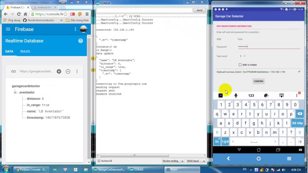 IOT Garage Car detector with Nodemcu esp8266, Ultrasonic SRF04, Android ...