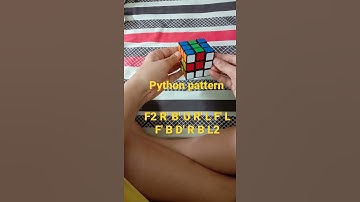 make python pattern on Rubik