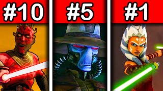 Top 10 BEST Clone Wars Characters!