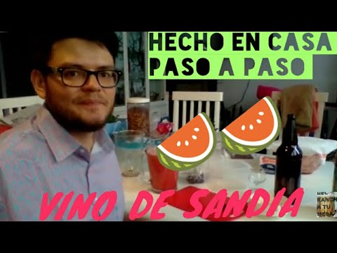 Video: Cómo Hacer Vino De Sandía