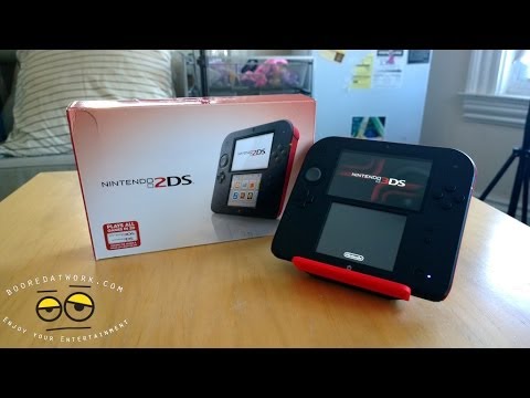crimson red nintendo 2ds unboxing first impressions youtube