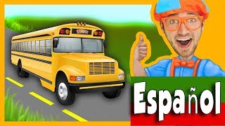 Las Ruedas del Autobús con Blippi Español | Canciones Infantiles