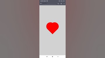Heart shape ❤️ using html css #htmlcss #codeing #webdesign