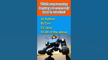 The programming language used in robotics #robot #gk
