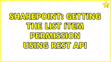 Sharepoint: Getting the list item Permission using Rest Api