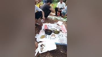 Người dân tộc Jrai đám ma nói chung là một chút buồn một chút vui 🐄🐄🐖🐖