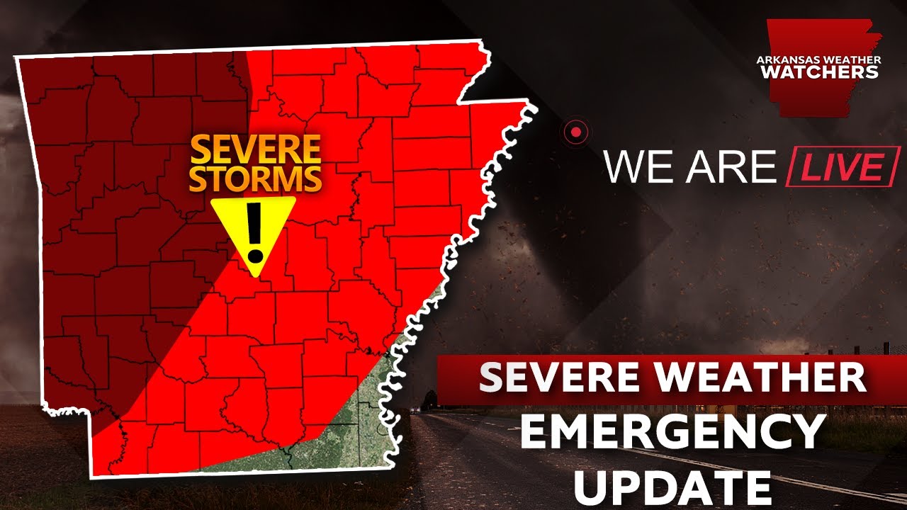 LIVE EMERGENCY SEVERE WEATHER UPDATE - LIVE Q&A #arwx #weather
