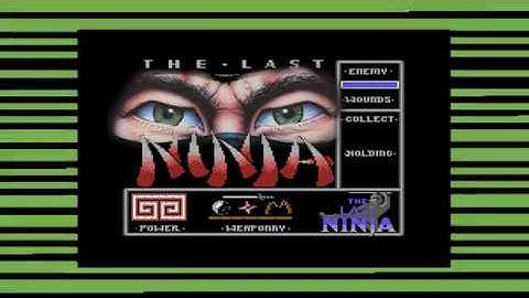 Retropie Commodore 64 Splash Screen - The Last Ninja #2