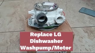 How to replace Lg dishwasher pump motor