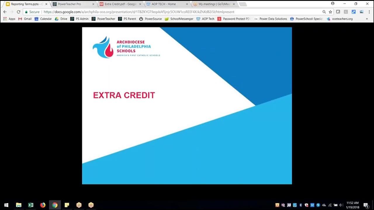 PowerSchool Extra Credit YouTube