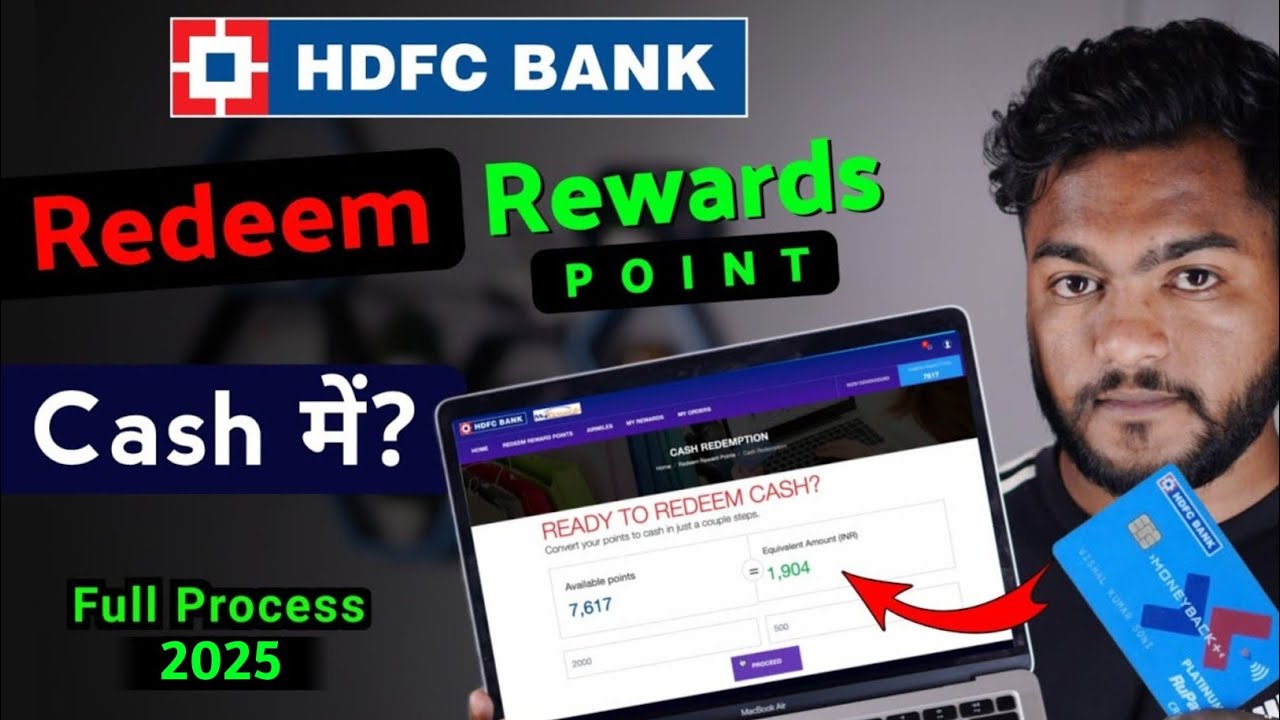 HDFC Credit Card Reward Point Redeem in CASH Full Process 2024 Hidden Redmption Charge YouTube
