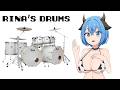 Rina Likes Distortion 🎵 Drums Remixed 🥁 Rina Muya 🐮 @RinaRetro