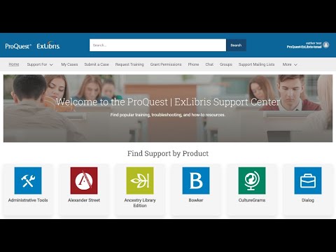 The New, Integrated Ex Libris and ProQuest Support Portal