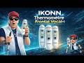 IKONN télécommande vocale et thermomètre médical frontal et de surface