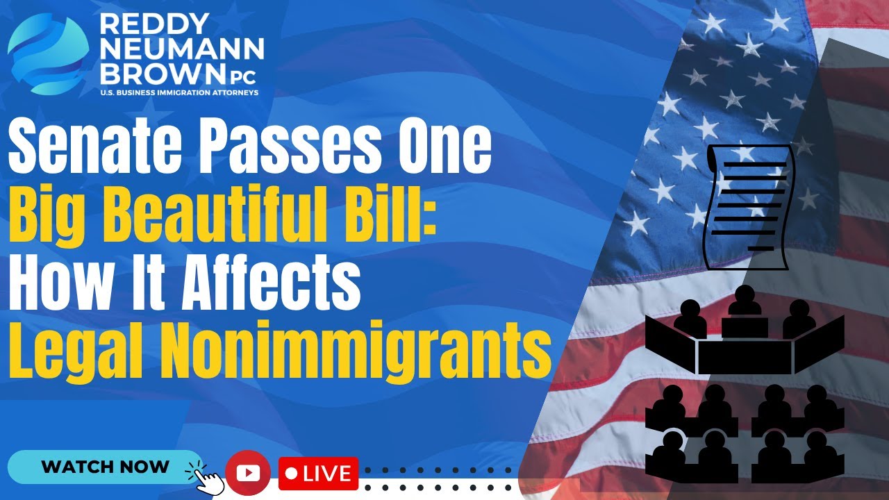 Senate Passes One Big Beautiful Bill: How It Affects Legal ...