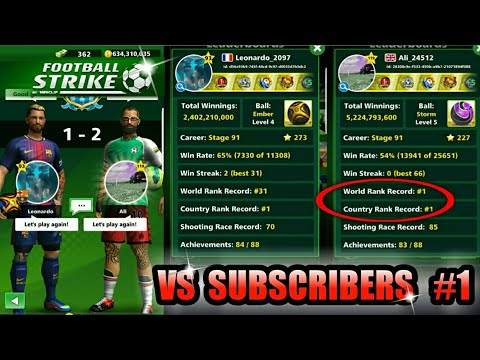 Football Strike - PLAYING WITH SUBSCRIBERS #1 | Leo Ortiz VS Ali