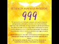 ✨👼SECUENCIA NUMÉRICA ANGELICAL 999(Renaces más sabio, más fuerte, verás deseos materializados...)🤍🙏✨