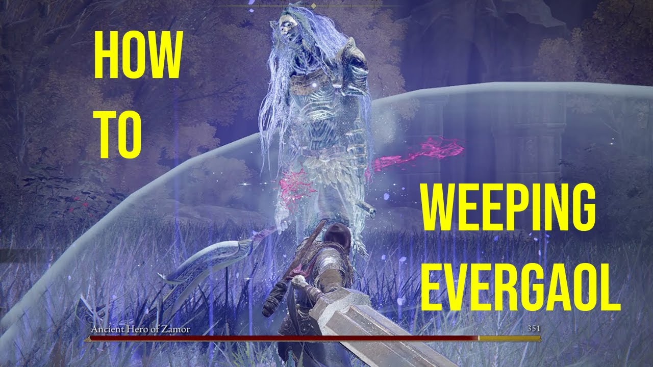 Elden Ring How to Reach Weeping Evergaol YouTube