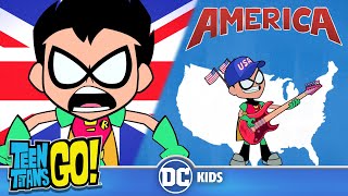 中文版 Teen Titans Go! | 美国对英国 | DC Kids