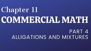 CH11-Part4: Alligation and Mixture