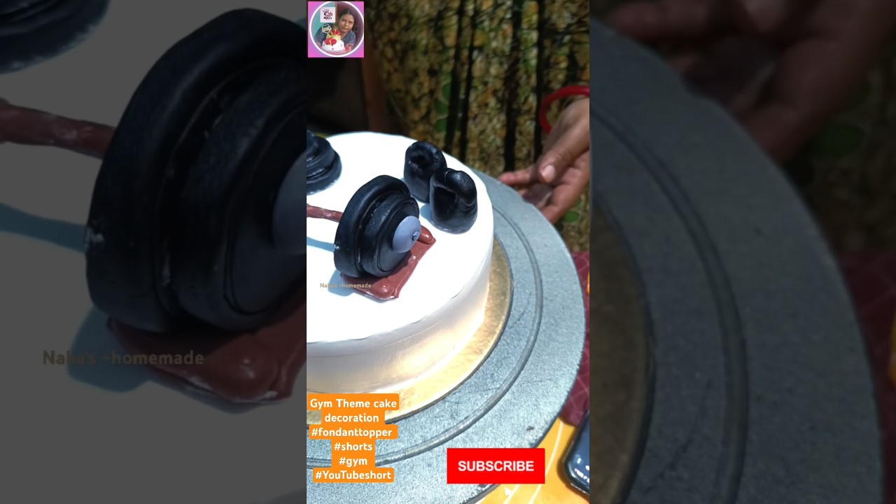 Gym Theme cake tutorial