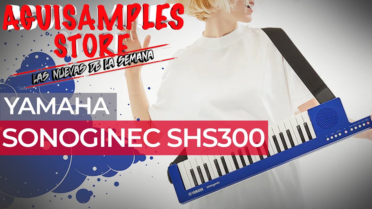 Teclado Yamaha SHS-300 Sonogenic Keytar Branco - Tons Musicais