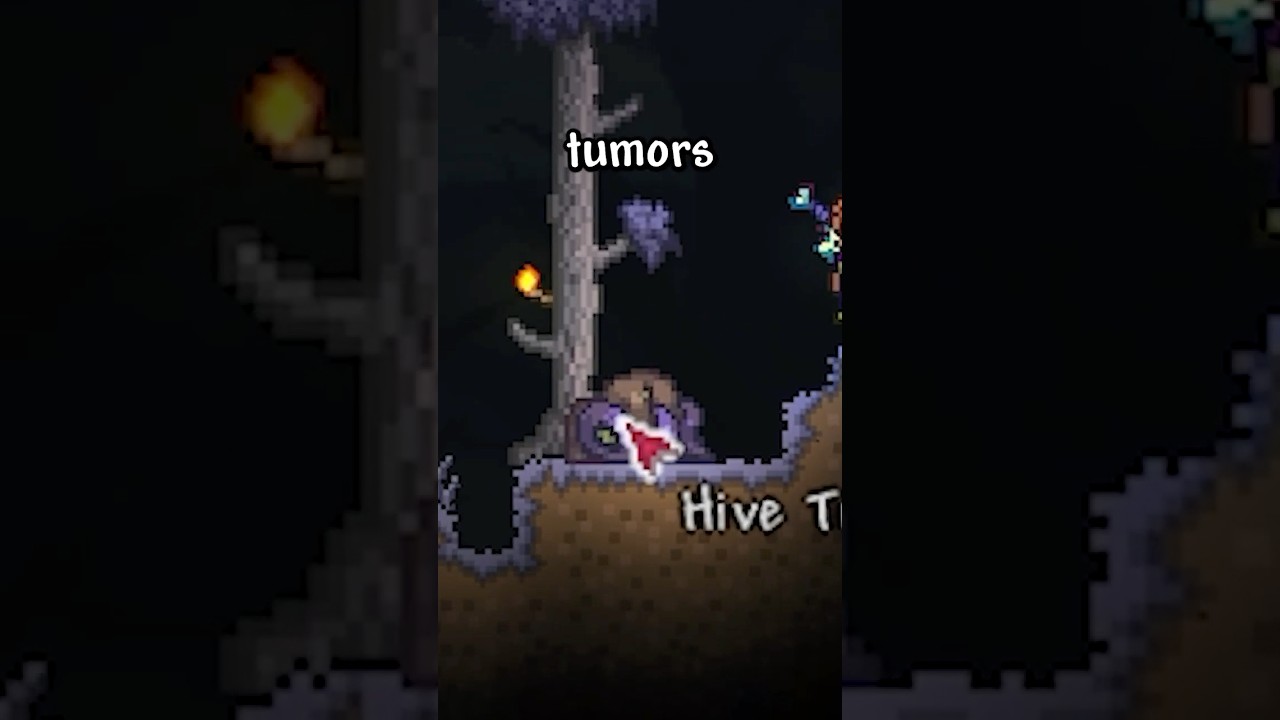 Terraria Calamity Bosses Explained: The Hive Mind #terraria #shorts