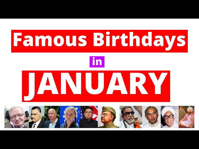 Top Ten Now And Then - January Birthdays Hr1Seg2