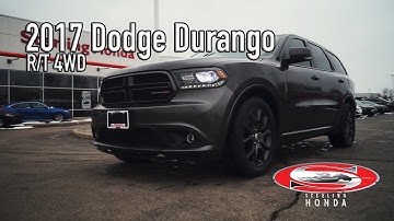 **SOLD** 2017 Dodge Durango R/T: Features & Walk-around (Sterling Honda)