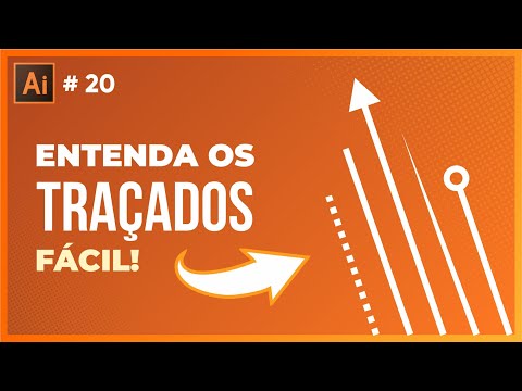 Como usar traçados do Illustrator (Curso de Illustrator Grátis)