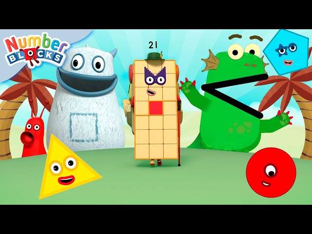 Numberblock Explorer 21 Wordsearch Fun! 🌍 | Learn to Count for Kids ...