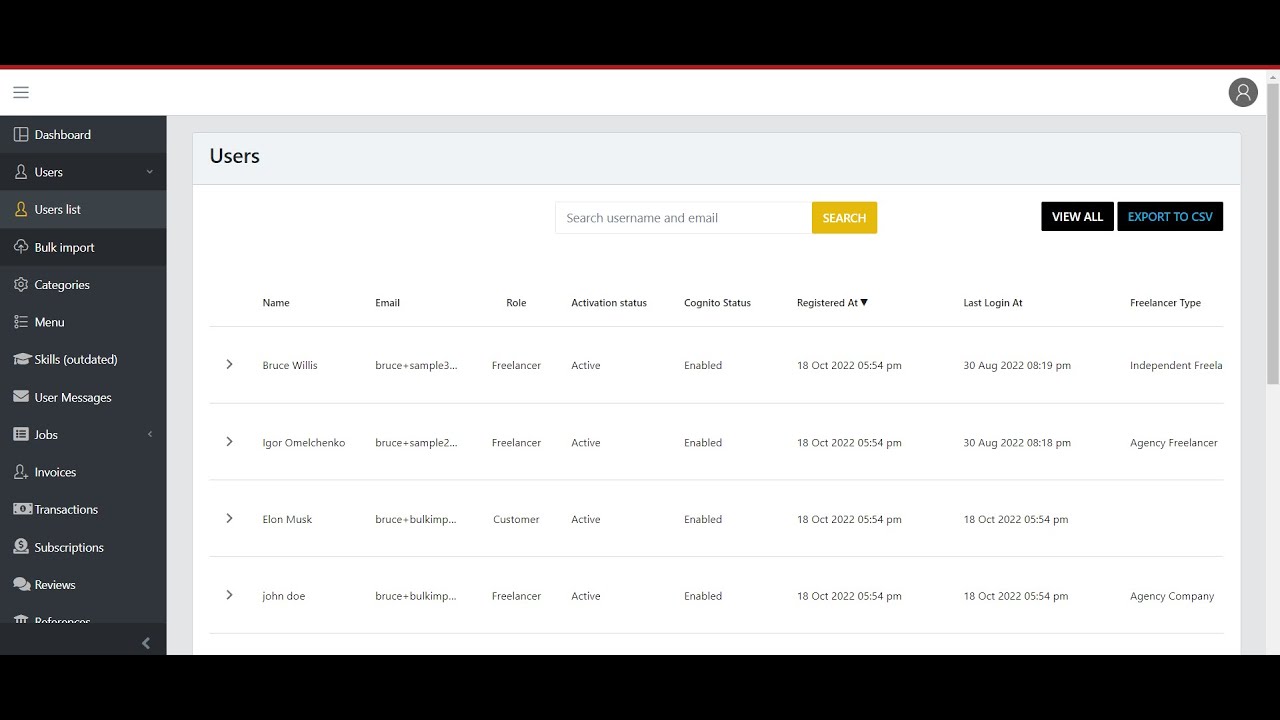 TalentPools   Review User Engagement