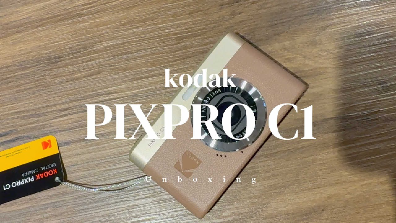 𝕤𝕪𝕦'𝕤 𝕧𝕝𝕠𝕘｜開箱CC字幕開啟｜KODAK PIXPRO C1｜輕巧CCD相機｜簡單開箱＆測試夜拍