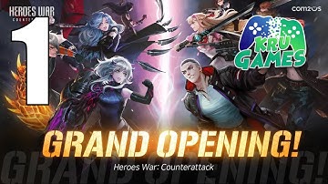Heroes War: Counterattack Gameplay Walkthrough #1 (Android, IOS)