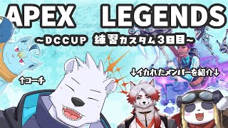 【APEX】APEX LEGENDS ~DC CUP練習カスタム3日目やつ~【朱鐘灰斗/摩耶パンダ/マグノリア・ウル・バウム/六連星ヘキサ】