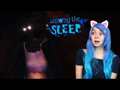 Видео: Меня преследует КОРЯГА!!! 😿 Among the sleep #4