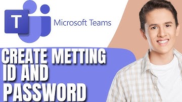 How To Create Meeting ID And Password In Microsoft Teams - (step by step)