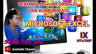 MATERI TIK KELAS IX MTs SMP; APLIKASI MICROSOFT EXCEL screenshot 5