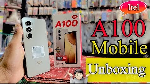 Itel A100 12/128 mobile phone unboxing #itel #mobile #mobilephone #mobilephone #Android #tuchphone #