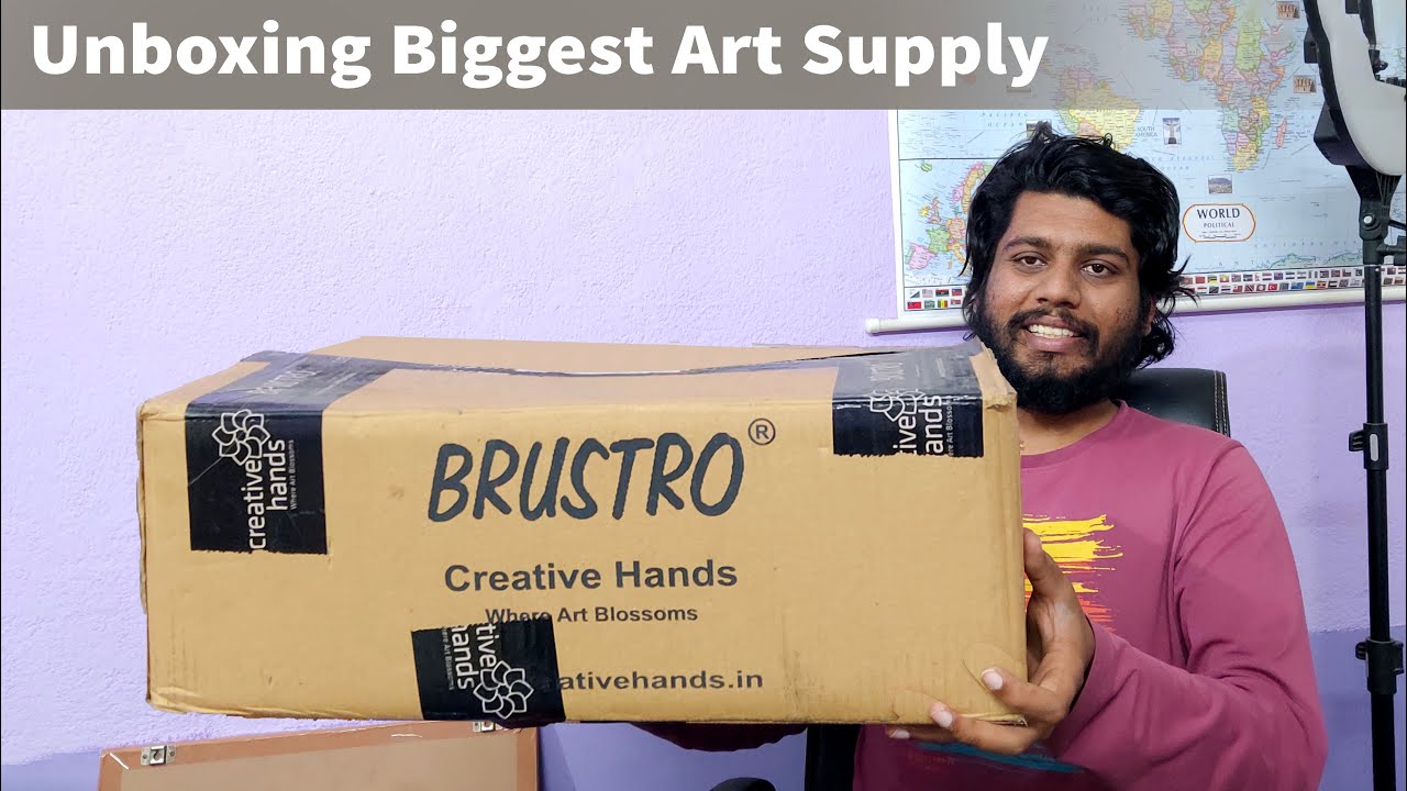 Unboxing Art Materials | Art Kit by  Creative Hands
