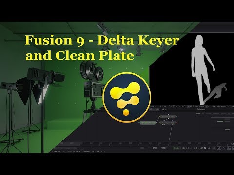 Fusion 9 - Delta Keyer + Clean Plate: Complete Tutorial