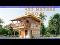4X5 METERS (20SQ.M)  HALF AMAKAN (SMALL HOUSE DESIGN) W/ 2 BEDROOM