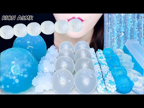 【ASMR 】雪の世界*WINTERLAND*咀嚼音 食べる音 EATINGSOUNDS NOTALKING KOHAKUTO JELLYBALL KONPEITO ROPECANDY