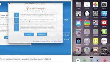 How to Jailbreak iOS 8 using Pangu on MAC