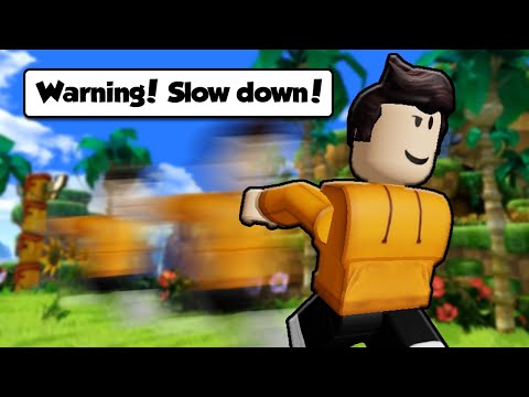 I'm Too FAST for Sonic Speed Simulator... (Roblox)