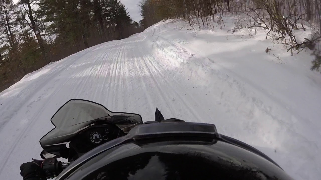 Snowmobiling near Minocqua, Wi. Feb 8 2020 YouTube