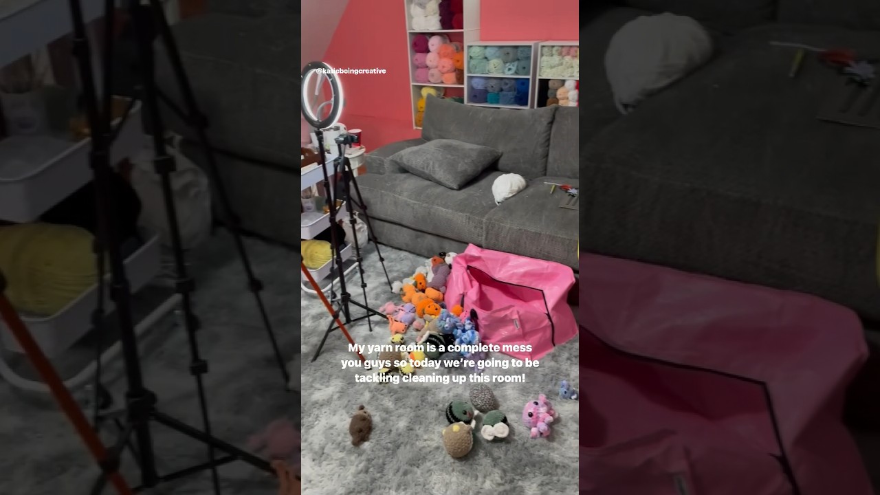 Cleaning my yarn room part 1!! 