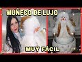 DIY DE LUJO/ MUÑECO DE NIEVE GLAMUROSO/COMO SACAR MOLDES